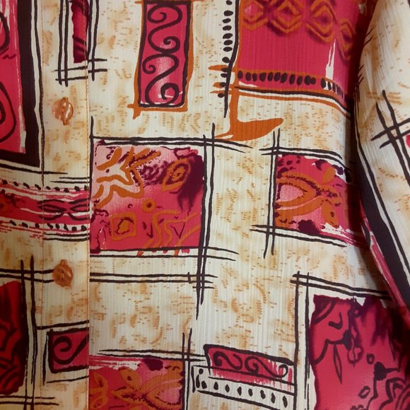 Kaktus Long Sleeve Button Down Top - Picture 4 of 5